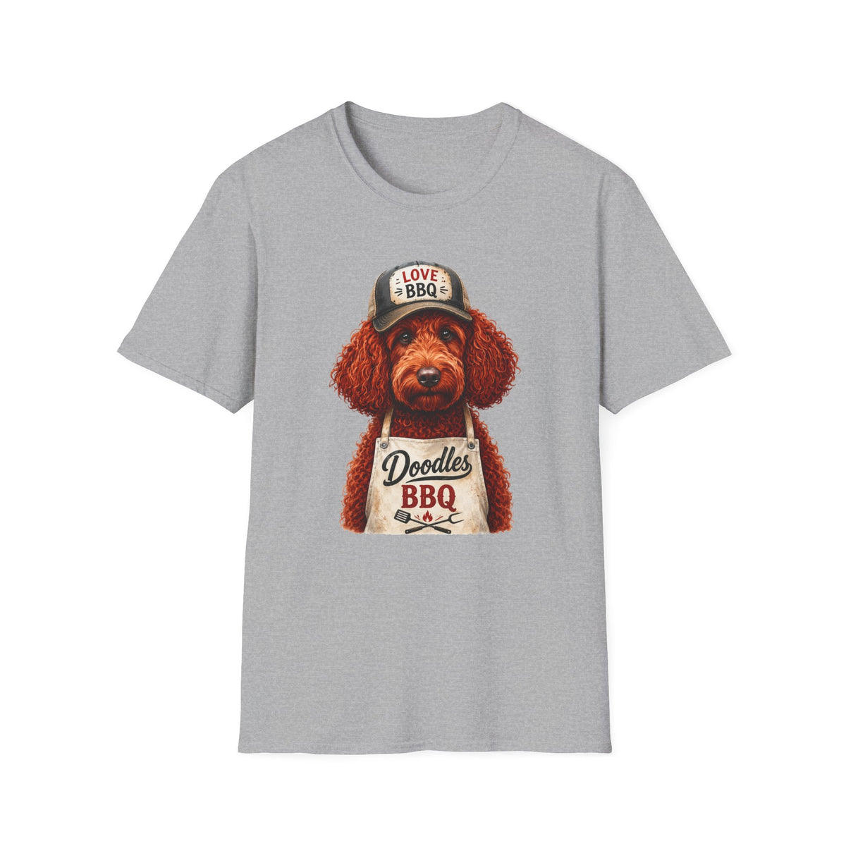 Doodle Dads BBQ Lover T-Shirt - Humor and laid back style.