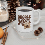 Doodle Mom Retro Mug - Select 11 oz or 15 oz