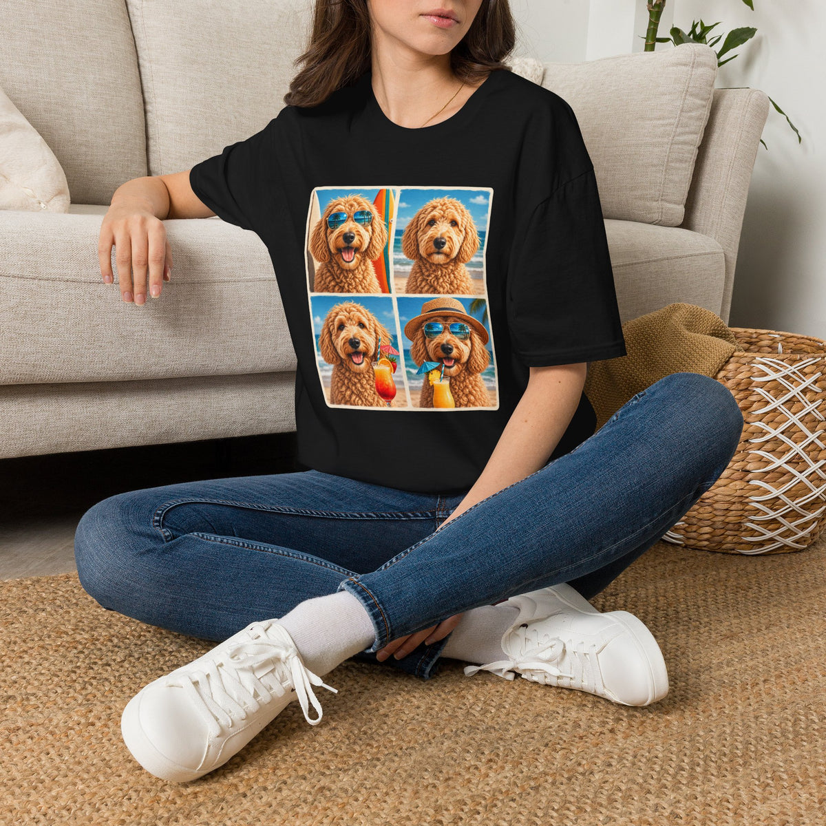 Doodle Groovin’  T-Shirt - Sunshine. Adventure. Cocktails. Doodles. Repeat.
