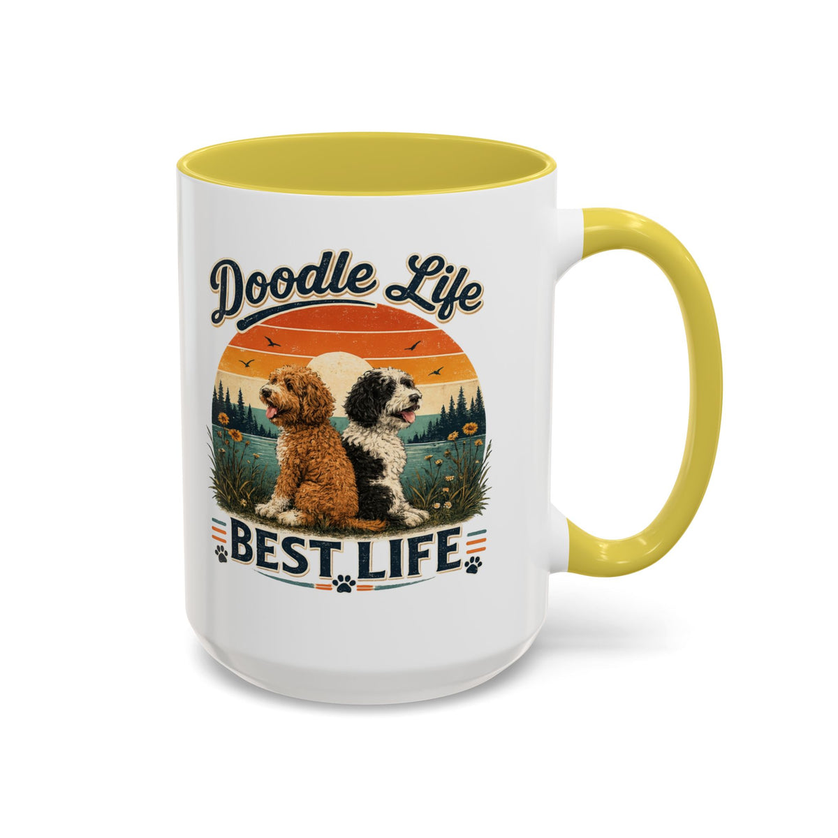 Doodle Life, Best Life Mug - Select 11 oz or 15 oz