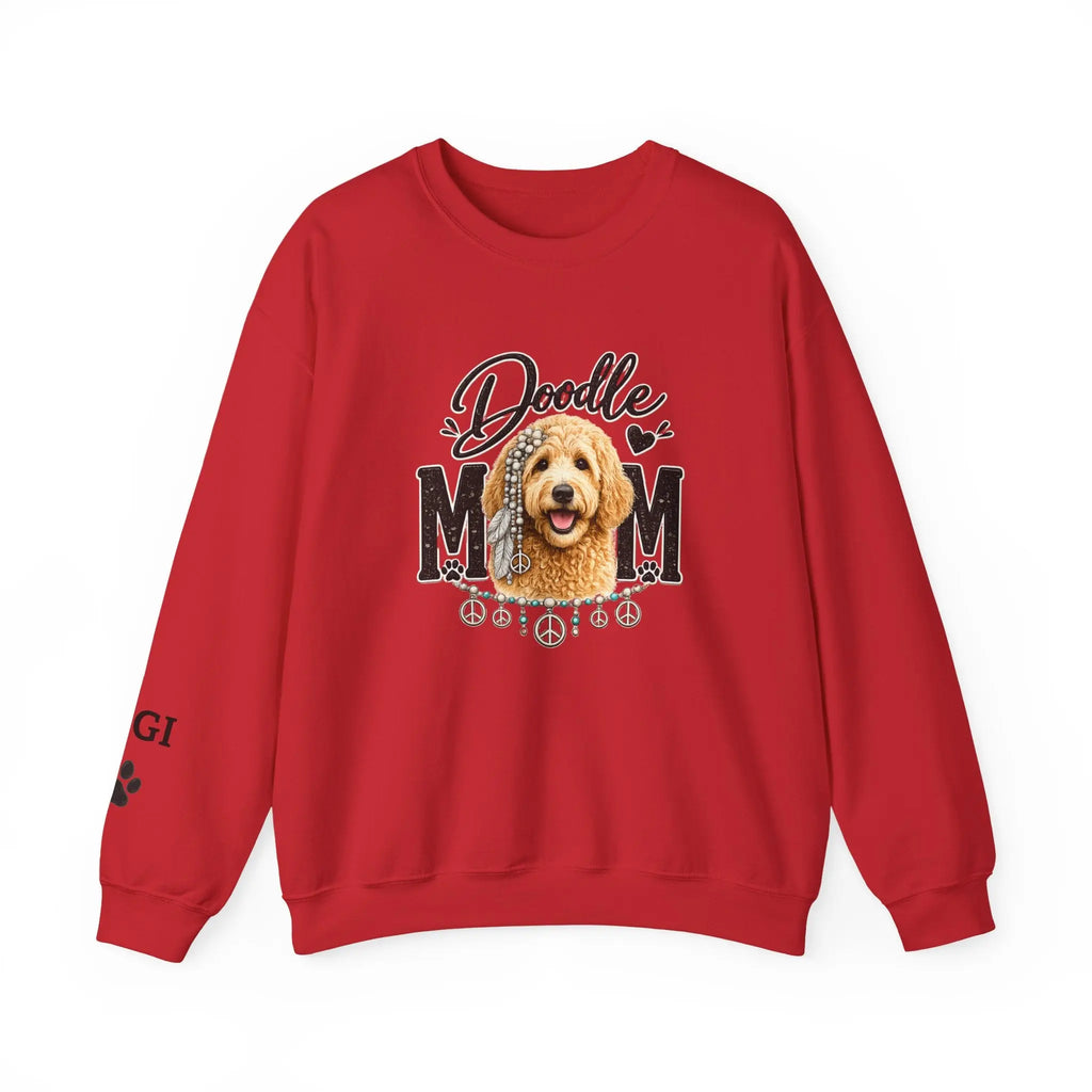 Doodle Mom Sweat Shirt, Personalized Golden Doodle Gift,  Dog Mom Tee, Custom Golden Doodle Gifts,  Doodle Dog Mom Shirt Printify