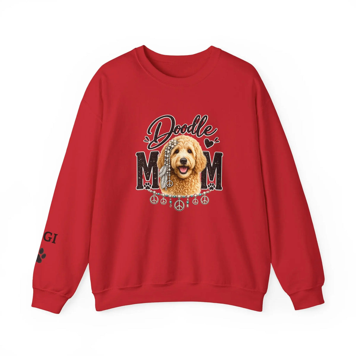 Doodle Mom Sweat Shirt, Personalized Golden Doodle Gift,  Dog Mom Tee, Custom Golden Doodle Gifts,  Doodle Dog Mom Shirt Printify