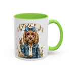 Peace Pup Hippie Mug — Select 11 oz or 15 oz