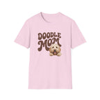 Retro Doodle Mom T-Shirt - Groovy style. Doodle love. Momma pride.