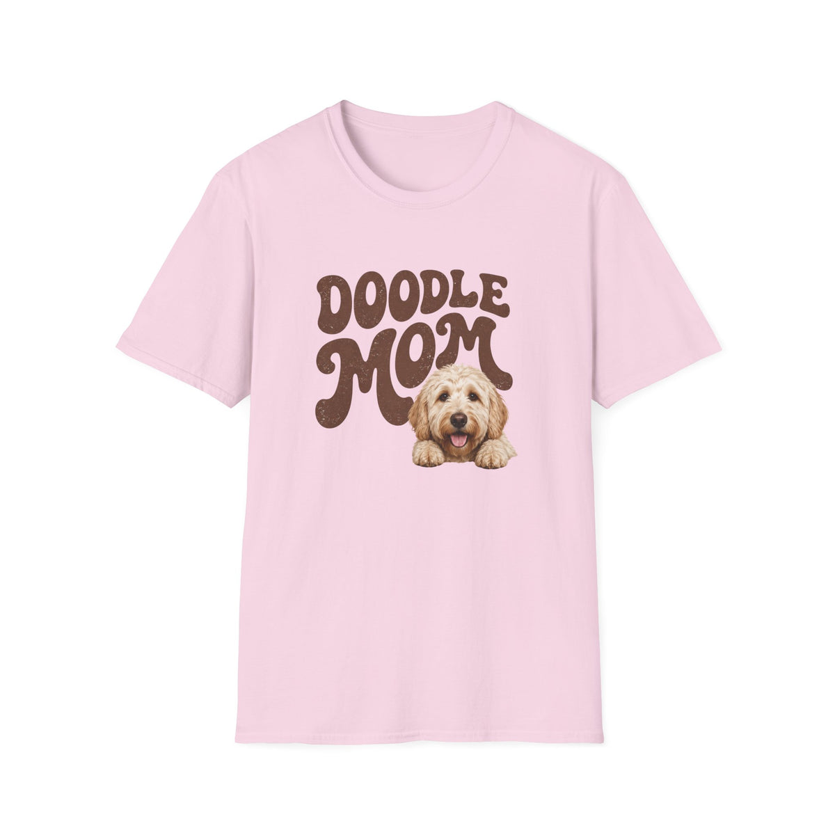 Retro Doodle Mom T-Shirt - Groovy style. Doodle love. Momma pride.