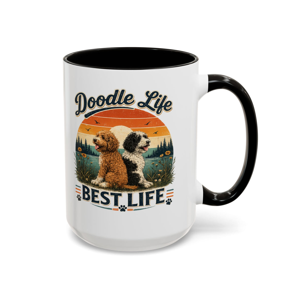 Doodle Life, Best Life Mug - Select 11 oz or 15 oz