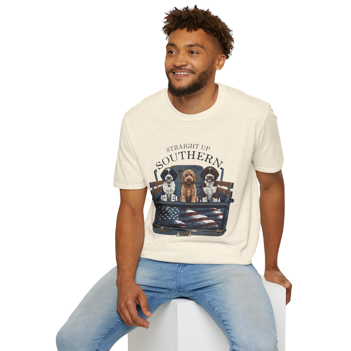 Southern Dogs T-Shirt — Where the road is open and the dogs ride along.