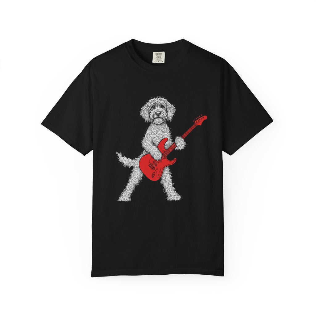 Black Doodle T-Shirt - Turn it up. Play it loud.