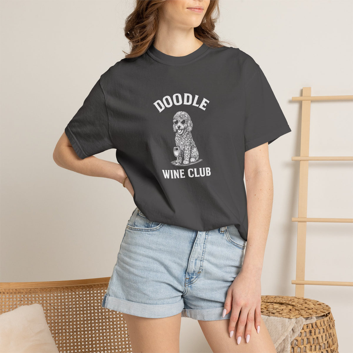 Doodle Wine Club T-Shirt - Funny Doodles & Wine