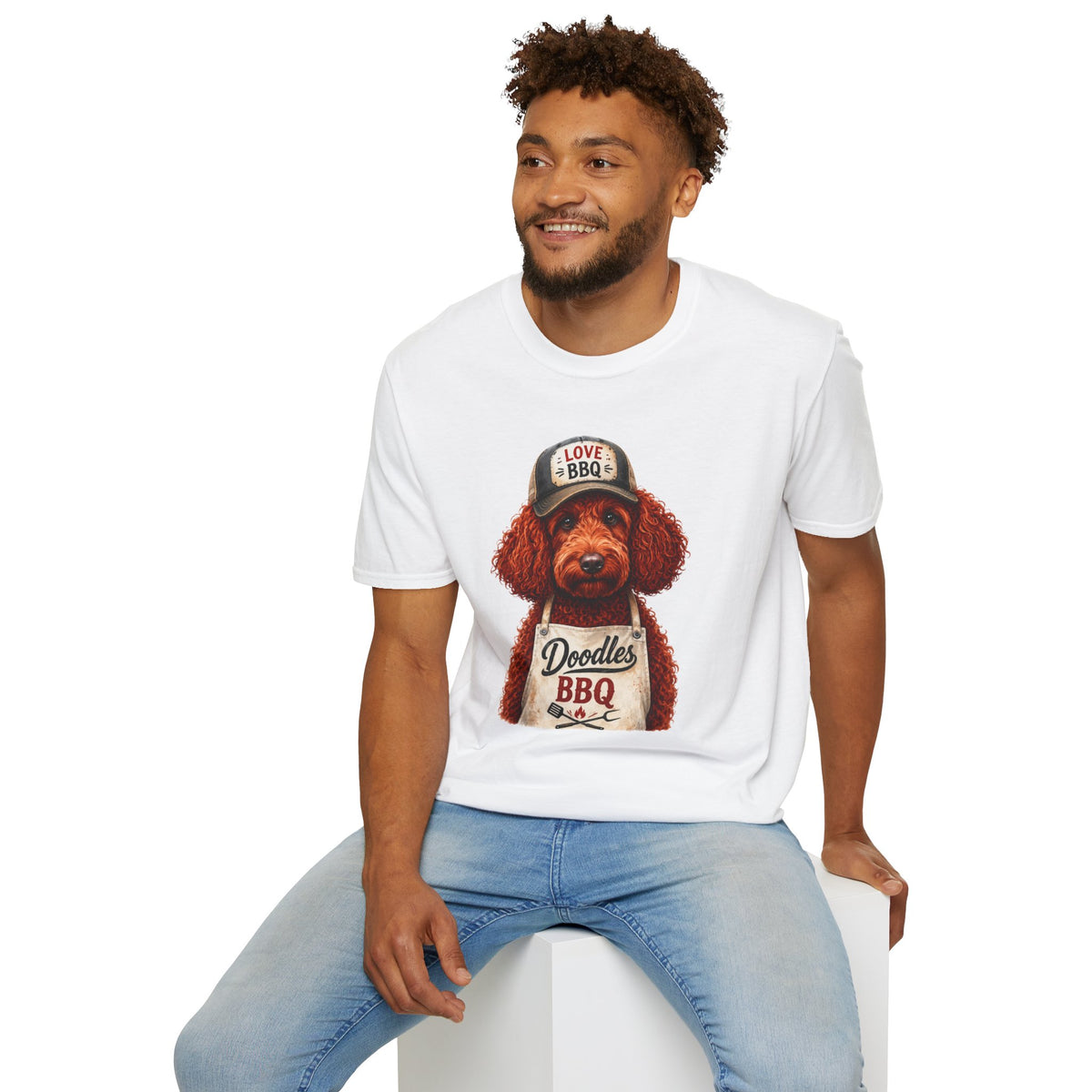 Doodle Dads BBQ Lover T-Shirt - Humor and laid back style.