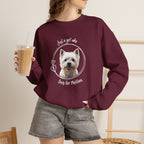 I'm Just a Girl Who Loves  Her Martian Sweatshirt - A bond between a gal and her favorite dog