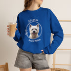 I'm Just a Girl Who Loves  Her Martian Sweatshirt - A bond between a gal and her favorite dog