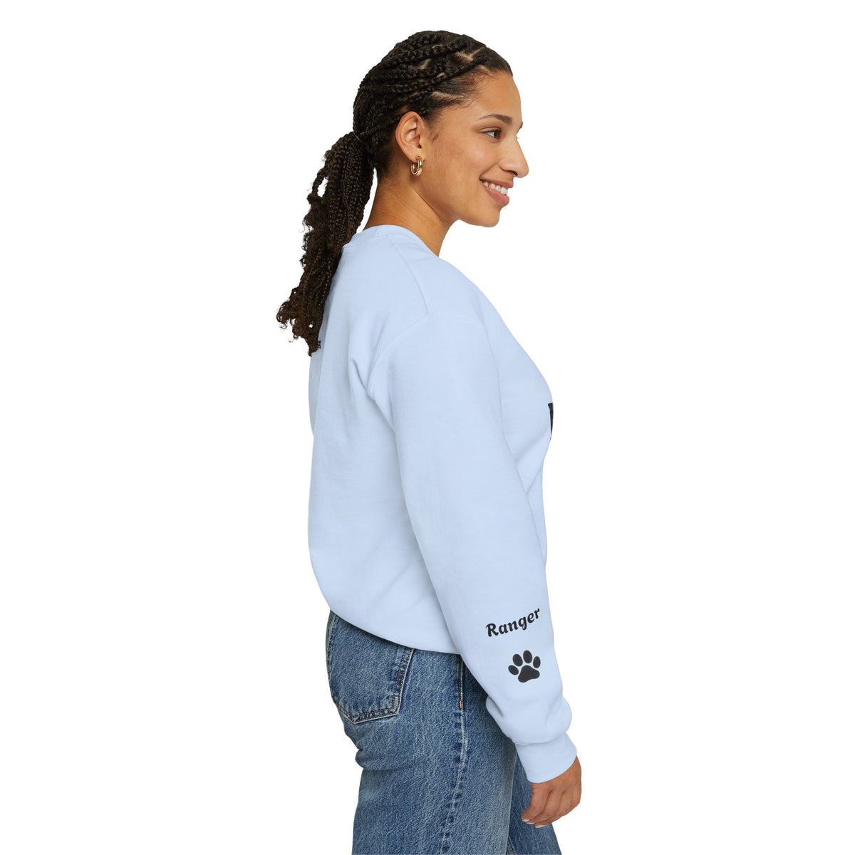 Personalized  - Walking My Doodle Can’t Go Sweatshirt - Add Your Dogs Name to the Sleeve!