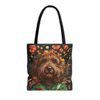 Samurai Doodle Tote Bag, My Doodle Has Samurai Spirit - Unique Doodle Mom Bag