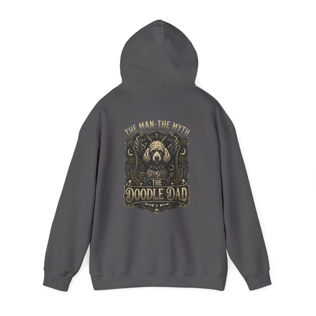 The Man The Myth The Doodle Dad - A vintage inspired retro hoodie