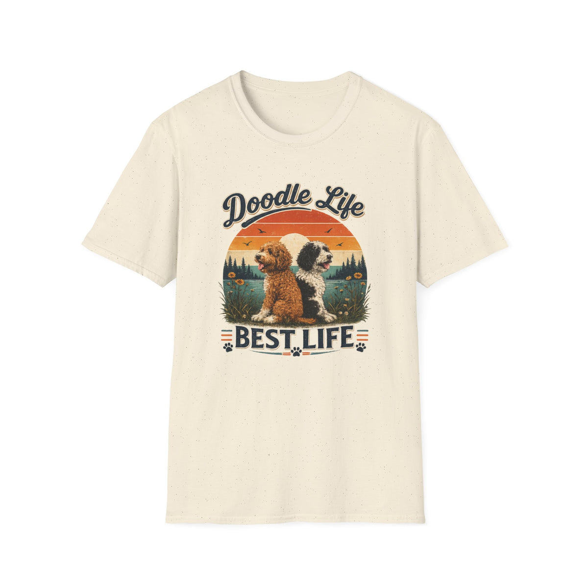 Doodle Life Best Life Shirt - Goldendoodle Mom T-Shirt -  Labradoodle Gift Tee - Doodle Dog Lover Sweatshirt - Dog Mom Gift - Cute Doodle Tee