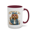 Peace Pup Hippie Mug — Select 11 oz or 15 oz