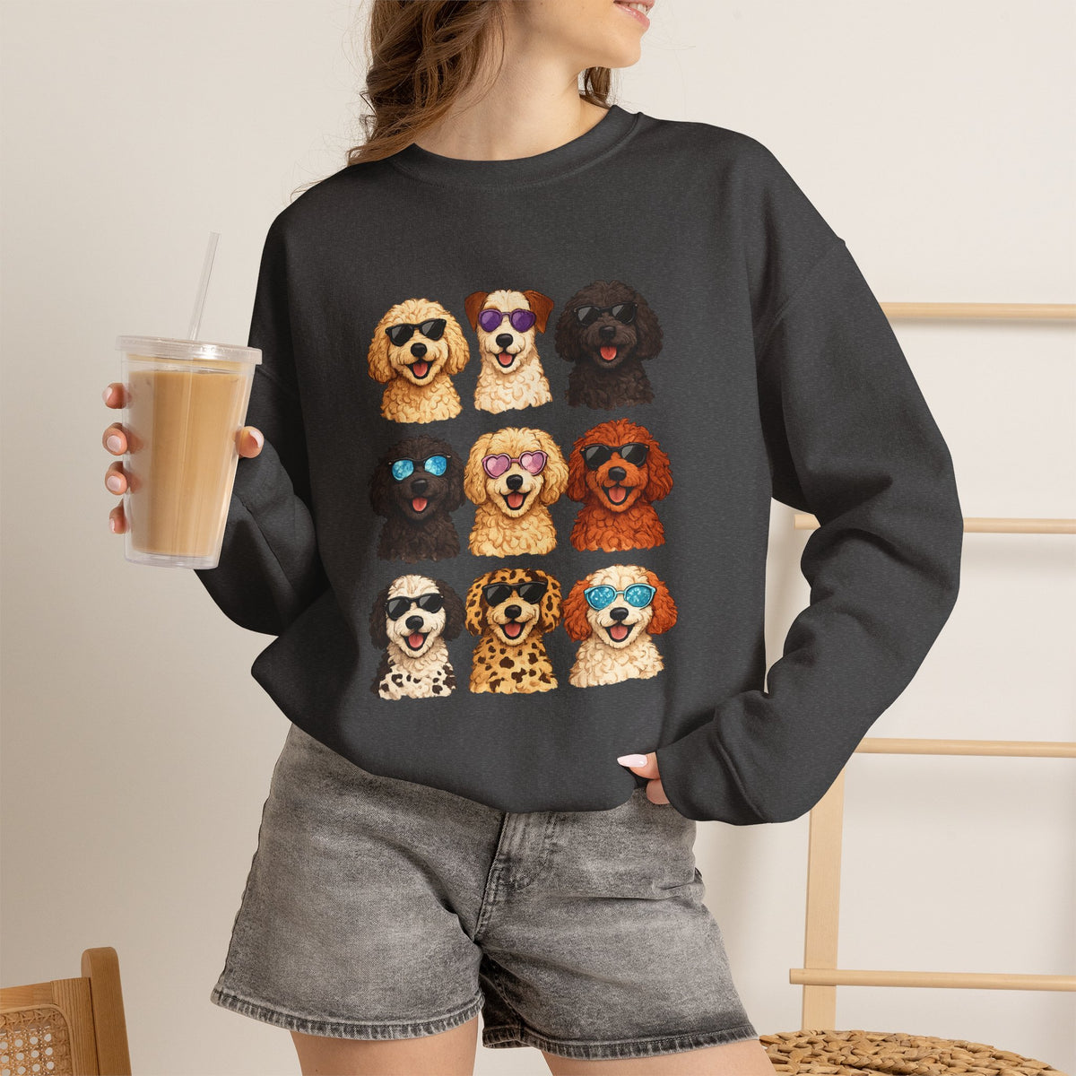 It’s All About the Doodles Sweatshirt - Nine shades-wearing fluffballs, one seriously cute sweatshirt.