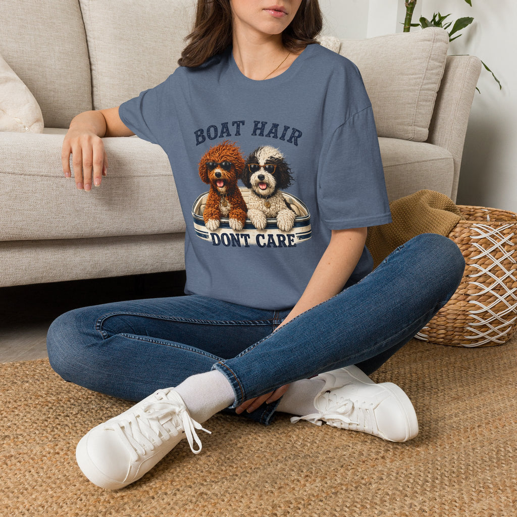 Boat Hair Don’t Care - Funny Lake Life Tee