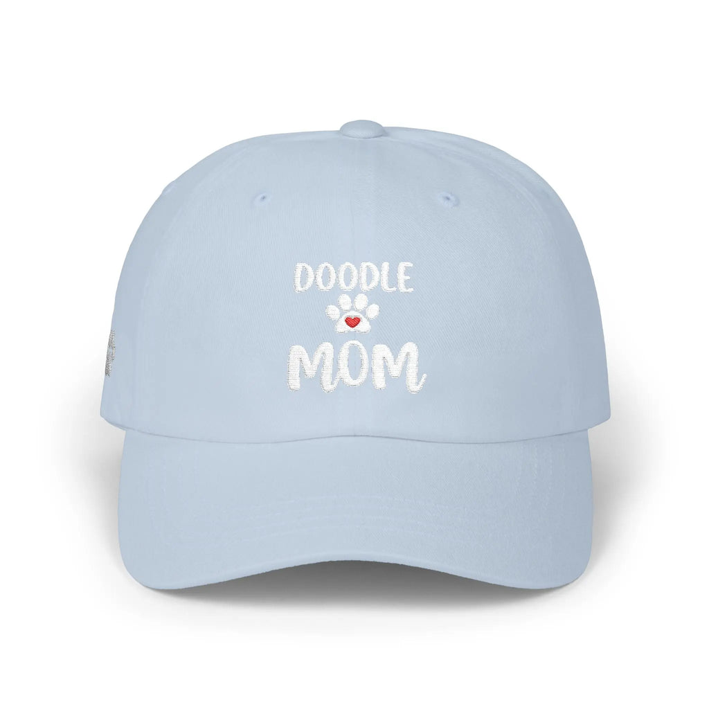 Doodle Mom Embroidered Baseball Cap Printify