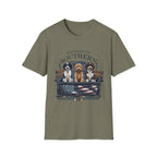 Southern Dogs T-Shirt — Where the road is open and the dogs ride along.