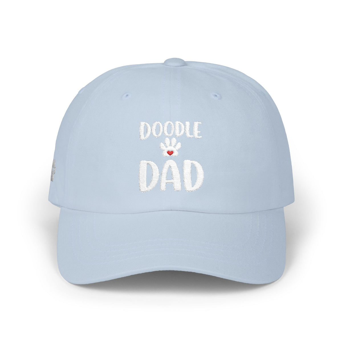 Mens - Doodle Dad Embroidered Baseball Cap, Dog Dad Hat With Paw Print, Goldendoodle Dad Gift, Adjustable Doodle Lover Hat