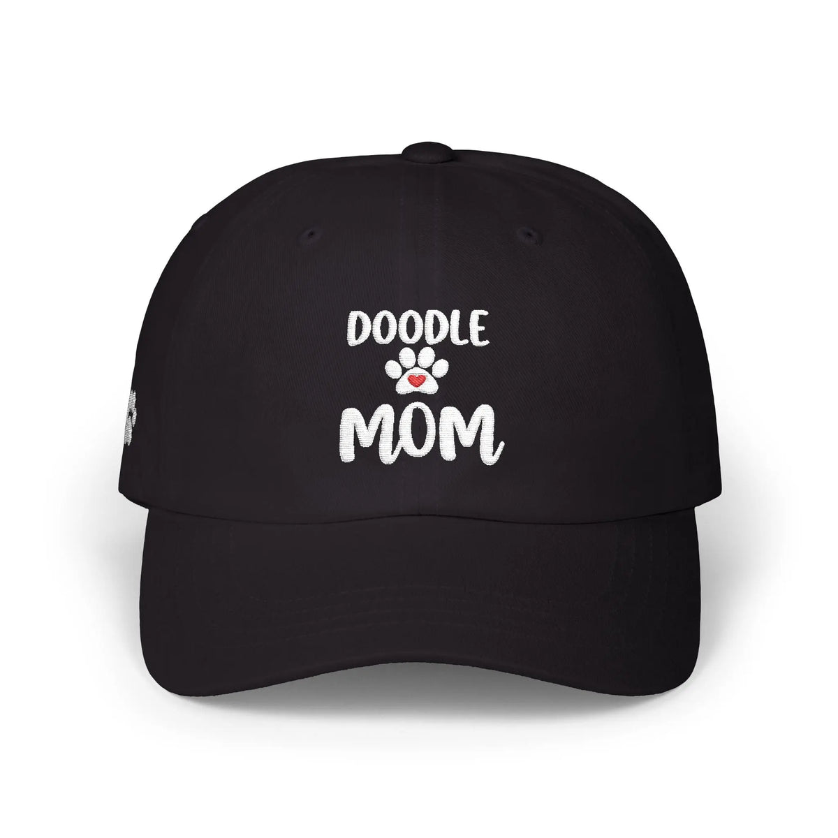 Doodle Mom Embroidered Baseball Cap Printify