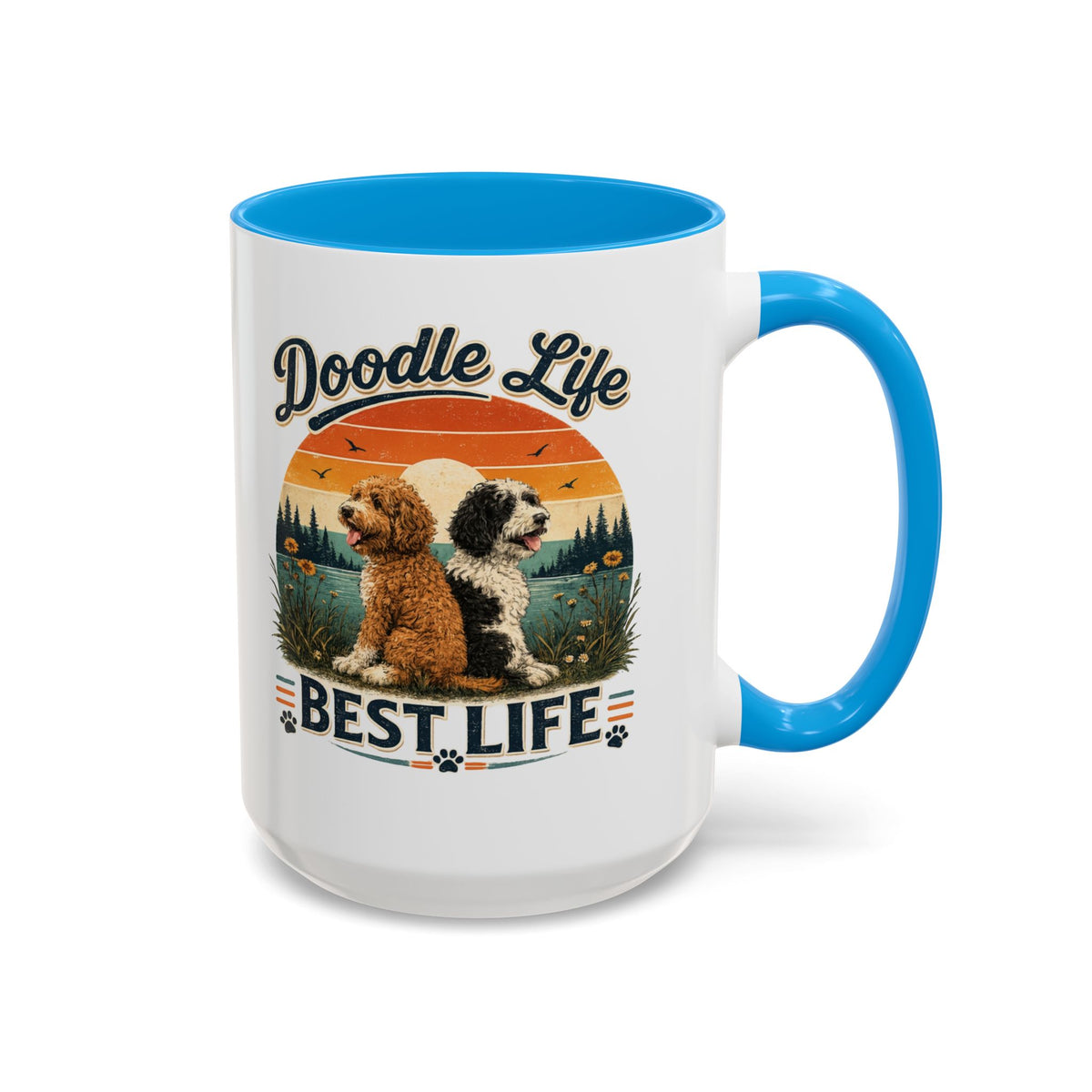 Doodle Life, Best Life Mug - Select 11 oz or 15 oz