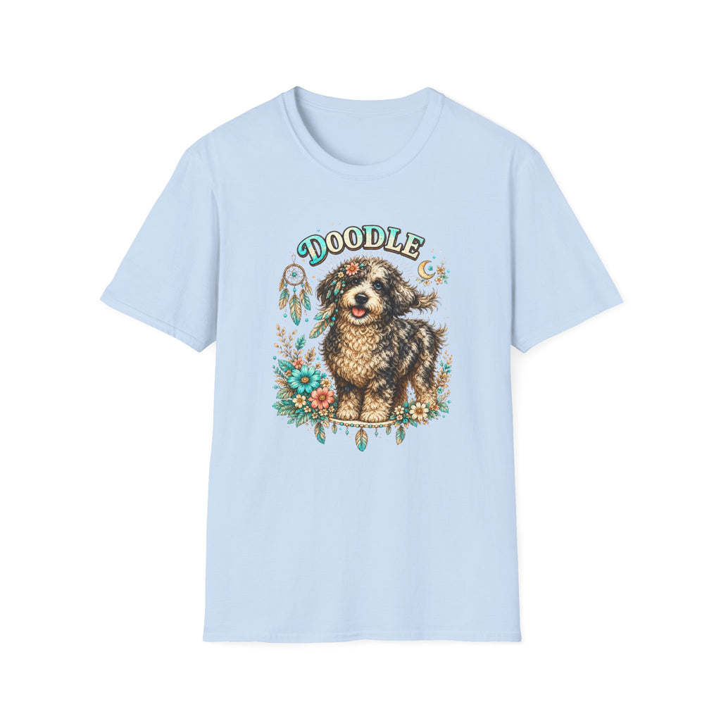 Bohemian Dog Lover T-Shirt - Celebrate your love for your favorite doodle.