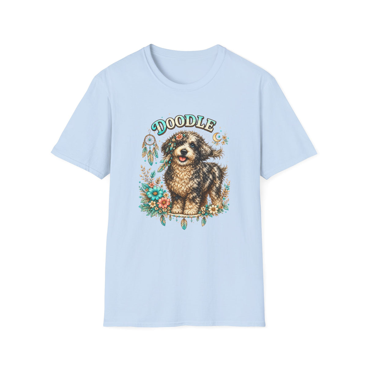 Bohemian Dog Lover T-Shirt - Celebrate your love for your favorite doodle.