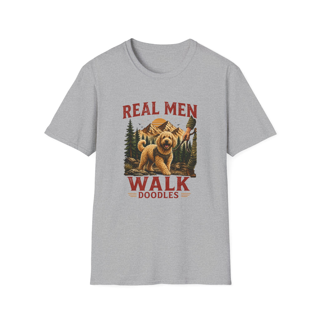 Real Men Walk Doodles T-Shirt