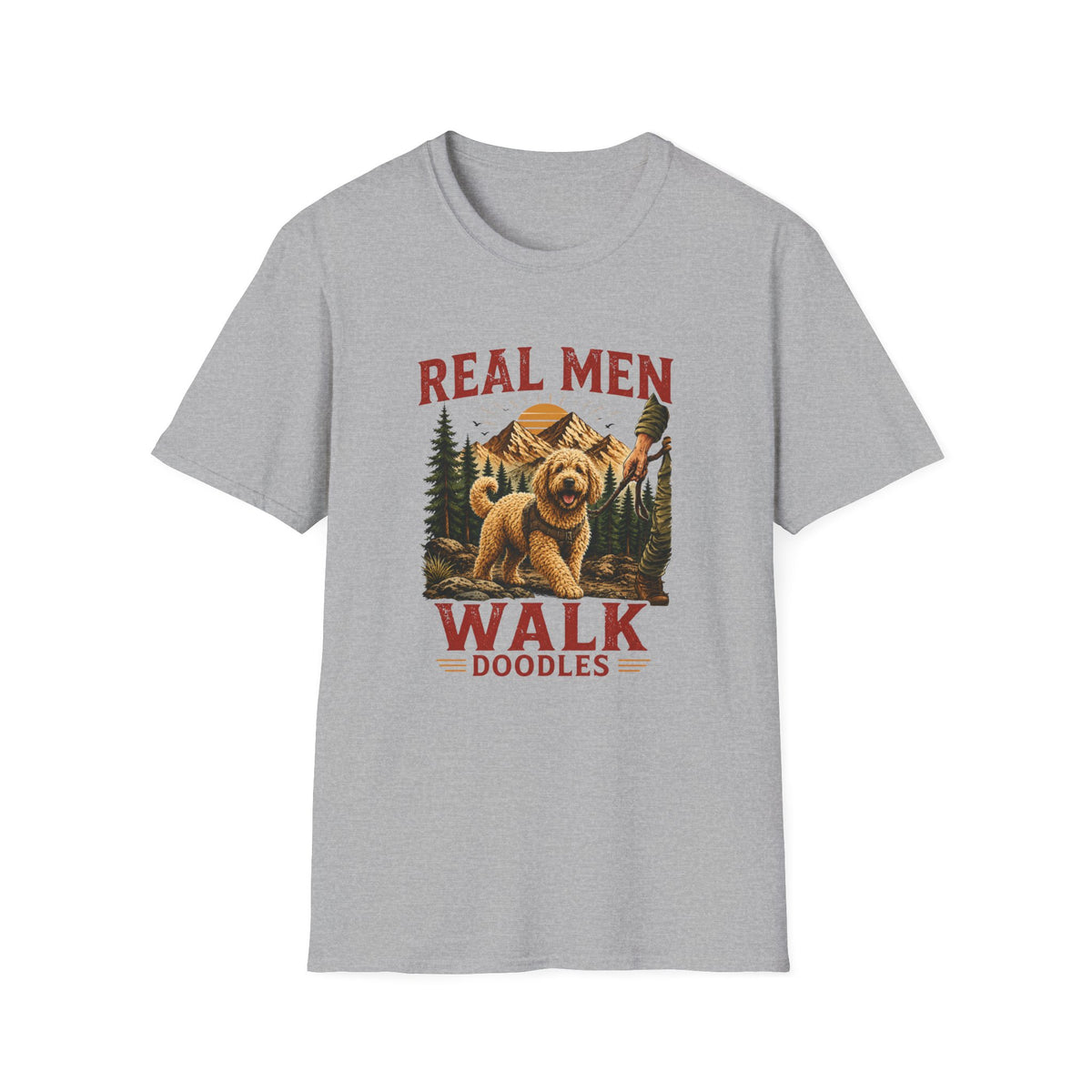 Real Men Walk Doodles T-Shirt
