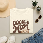 Retro Doodle Mom T-Shirt - Groovy style. Doodle love. Momma pride.