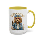 Peace Pup Hippie Mug — Select 11 oz or 15 oz