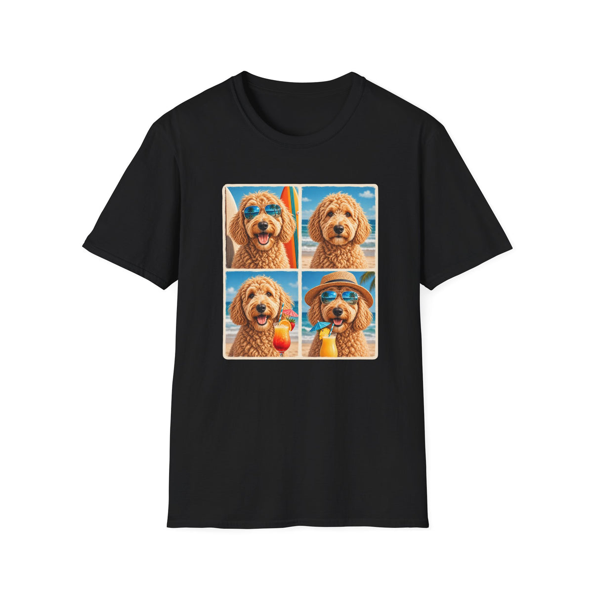 Doodle Groovin’  T-Shirt - Sunshine. Adventure. Cocktails. Doodles. Repeat.