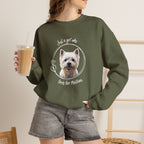 I'm Just a Girl Who Loves  Her Martian Sweatshirt - A bond between a gal and her favorite dog