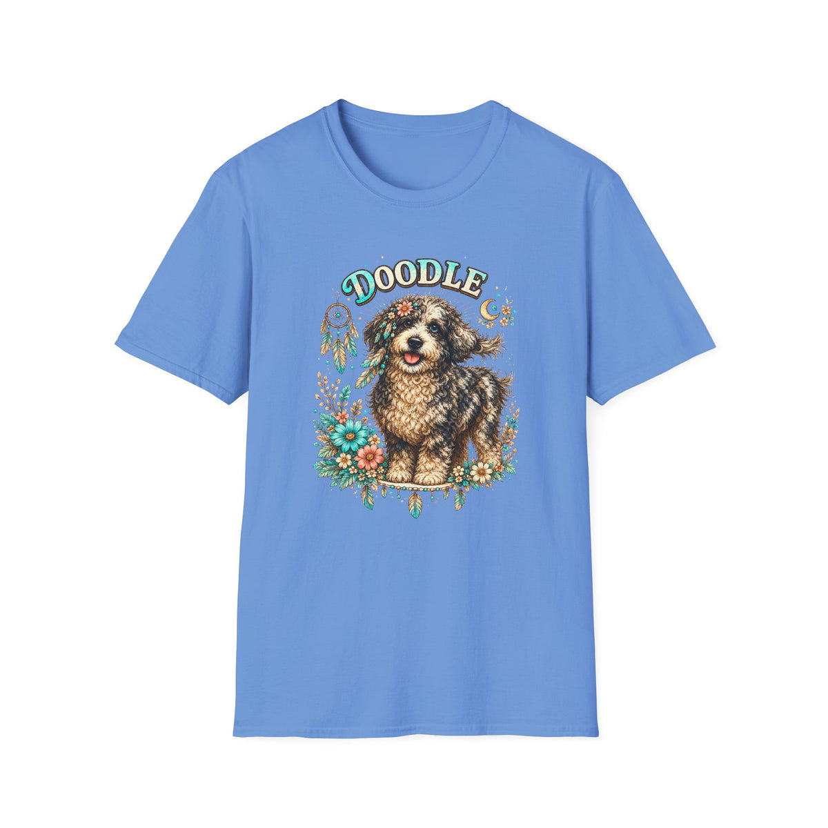 Bohemian Dog Lover T-Shirt - Celebrate your love for your favorite doodle.