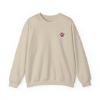 Doodle Mom - Doodles Make Everything Better Purple Heart Sweatshirt - Life’s better with paws, love, and a little retro groove.
