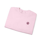 Doodle Mom - Doodles Make Everything Better Purple Heart Sweatshirt - Life’s better with paws, love, and a little retro groove.
