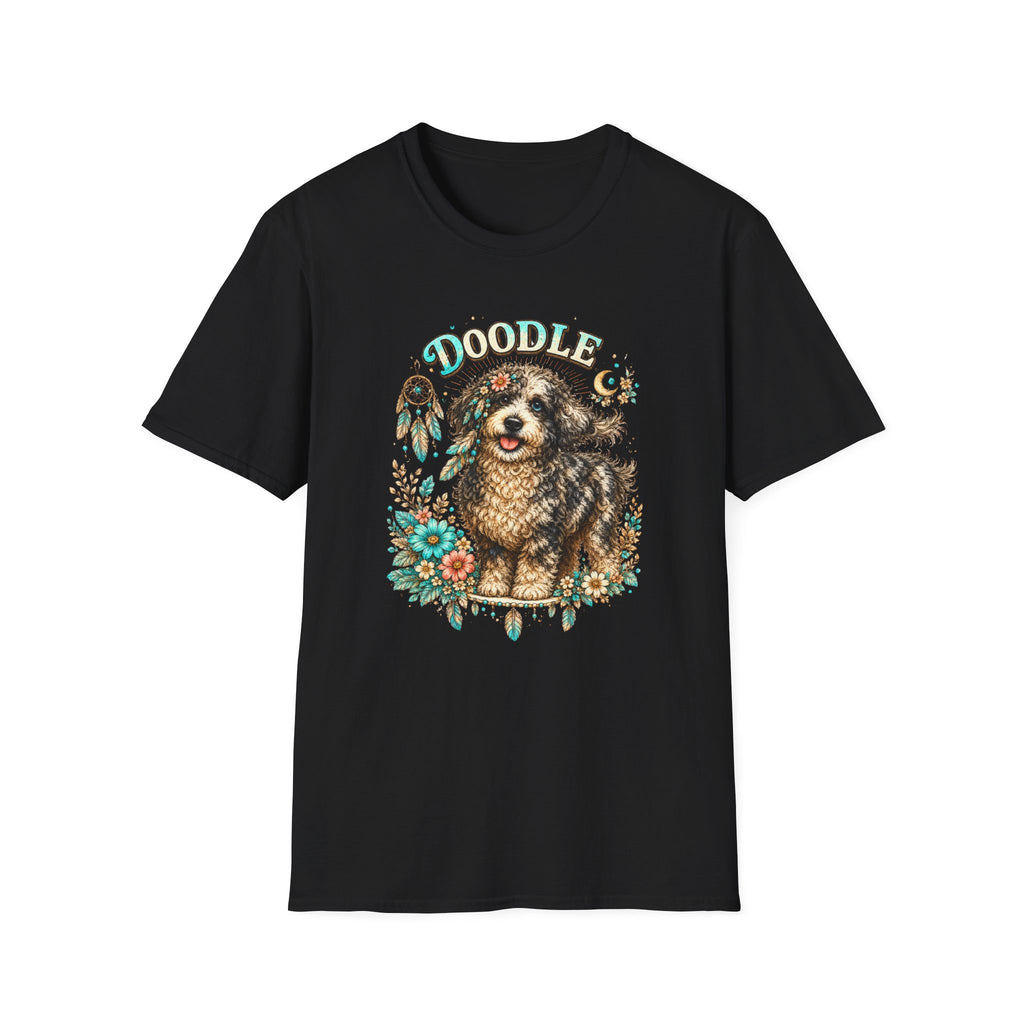 Bohemian Dog Lover T-Shirt - Celebrate your love for your favorite doodle.