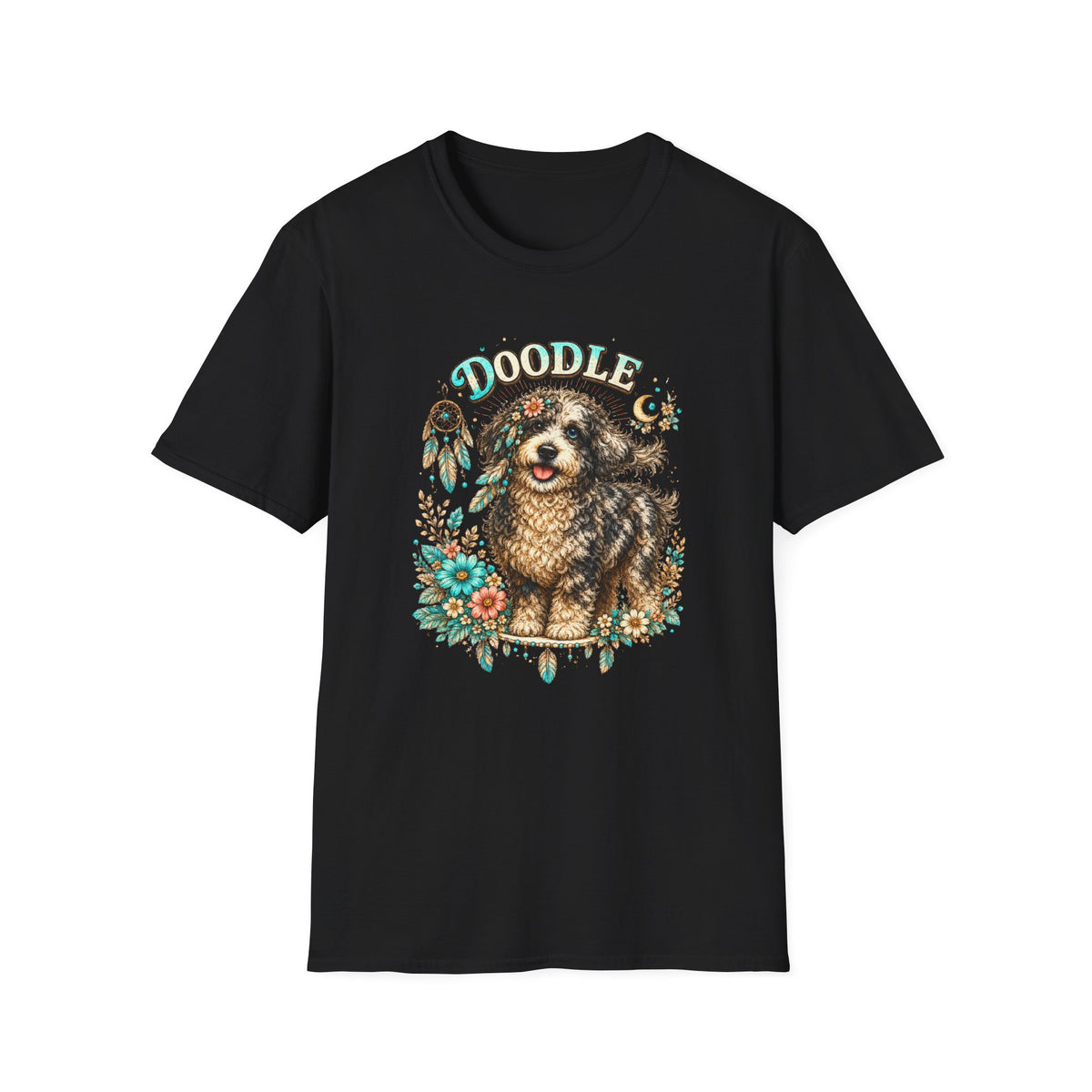 Bohemian Dog Lover T-Shirt - Celebrate your love for your favorite doodle.