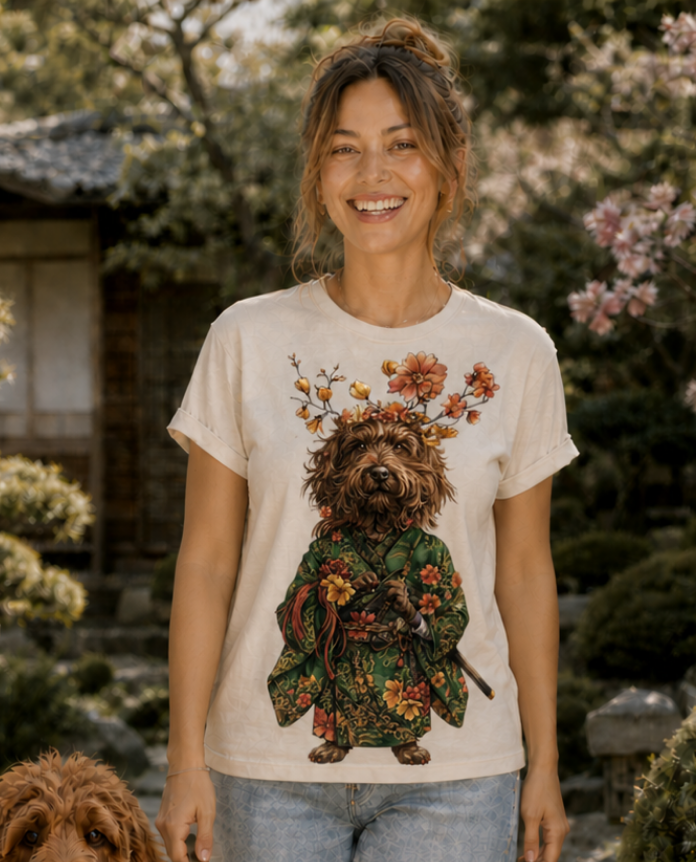 Samurai Doodle T-Shirt - Channel the spirit of a noble warrior with our "Samurai Doodle" T-Shirt.