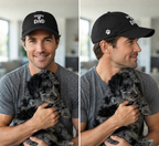 Mens - Doodle Dad Embroidered Baseball Cap, Dog Dad Hat With Paw Print, Goldendoodle Dad Gift, Adjustable Doodle Lover Hat