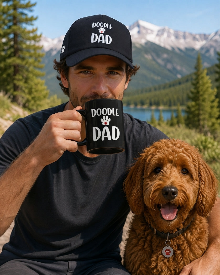 Doodle Dad Baseball Cap & Mug Gift Set
